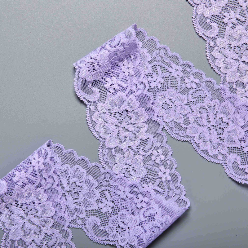 Кружево эластичное узкое 39225BH (Сиреневый, 6С1342A, БП)