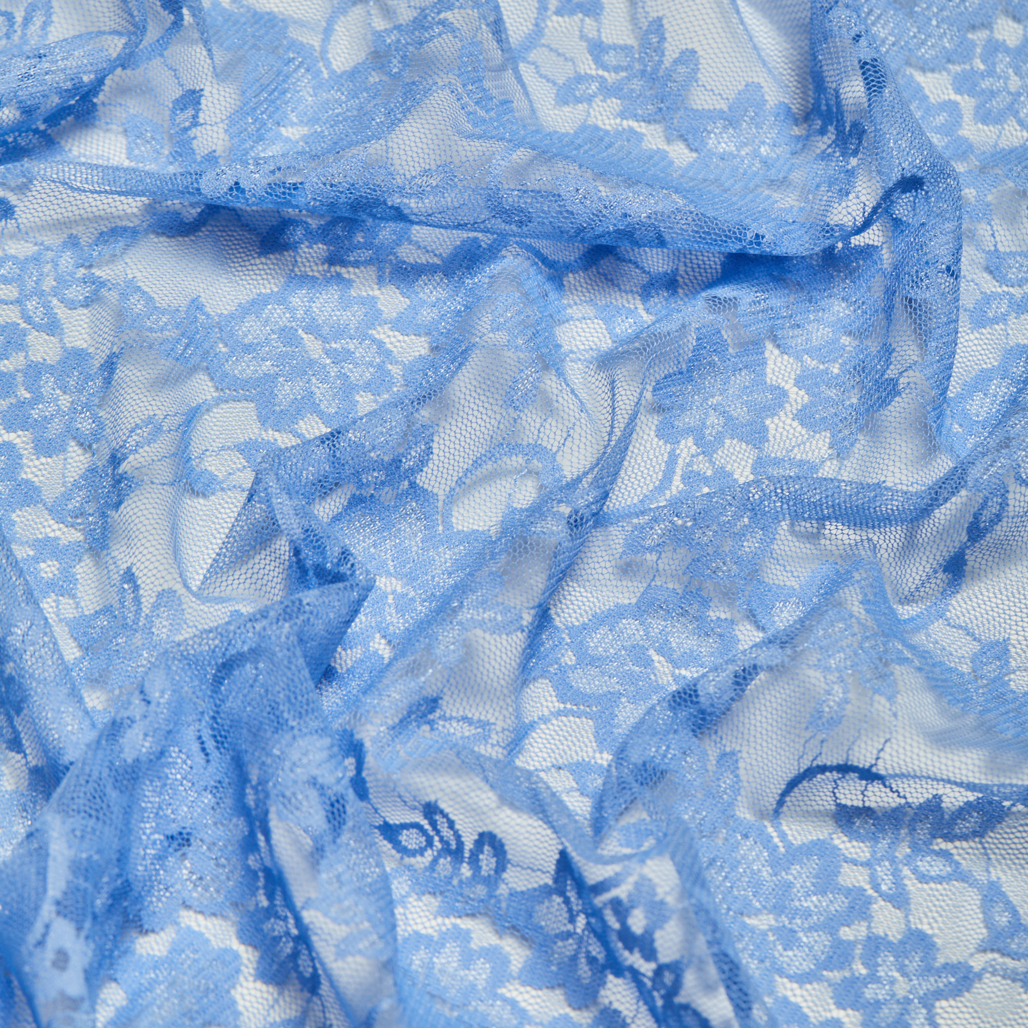 Кружевное Эластичное Полотно L042020D (Голубой, Z150422148, БП)