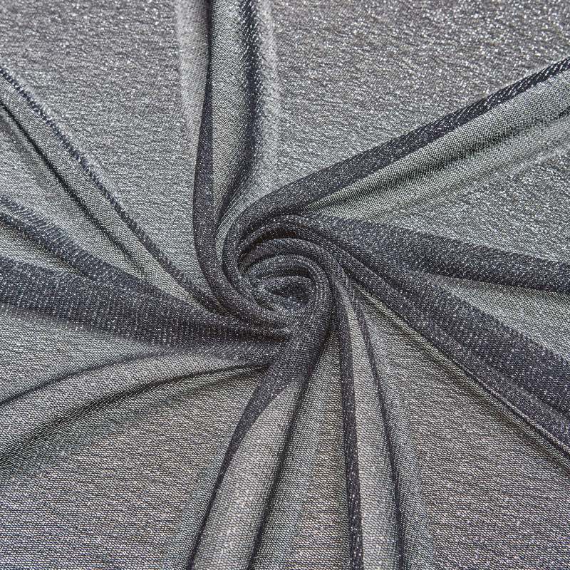 Сетка эластичная декоративная a2126-1 (Черный, стандарт, 19-4007)