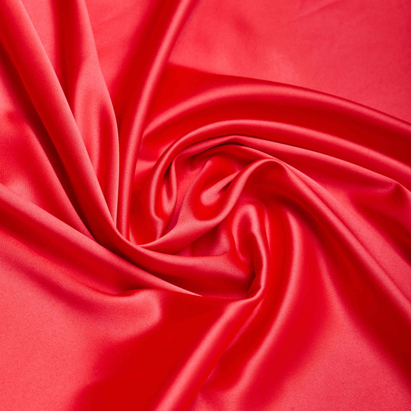 Сатин Эластичный W20-13B (Розовый, ZW-015B, БП)