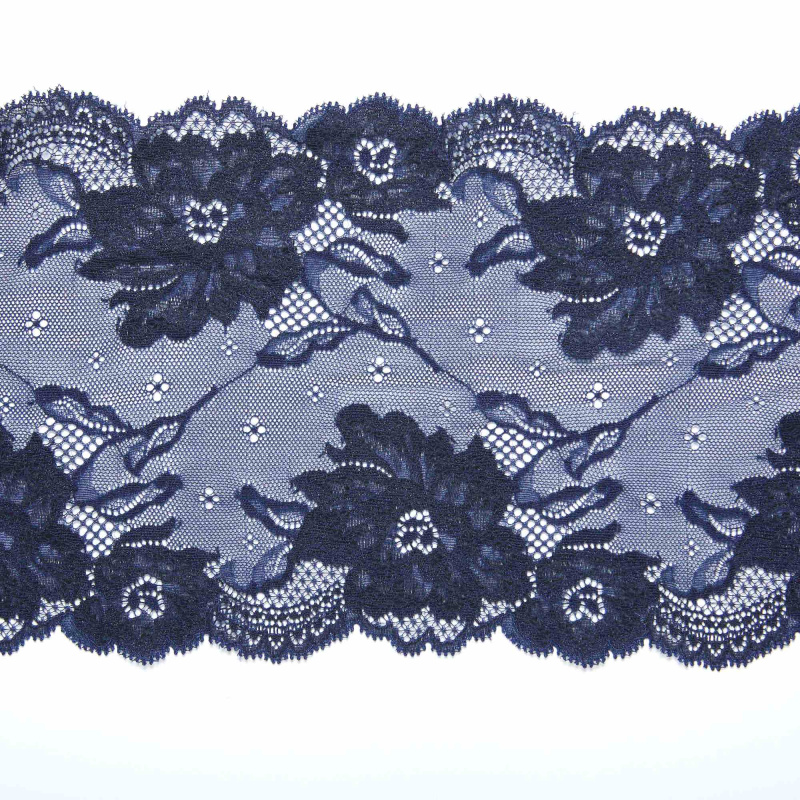 Кружево Эластичное HK645M (Синий, LL006424B, БП)