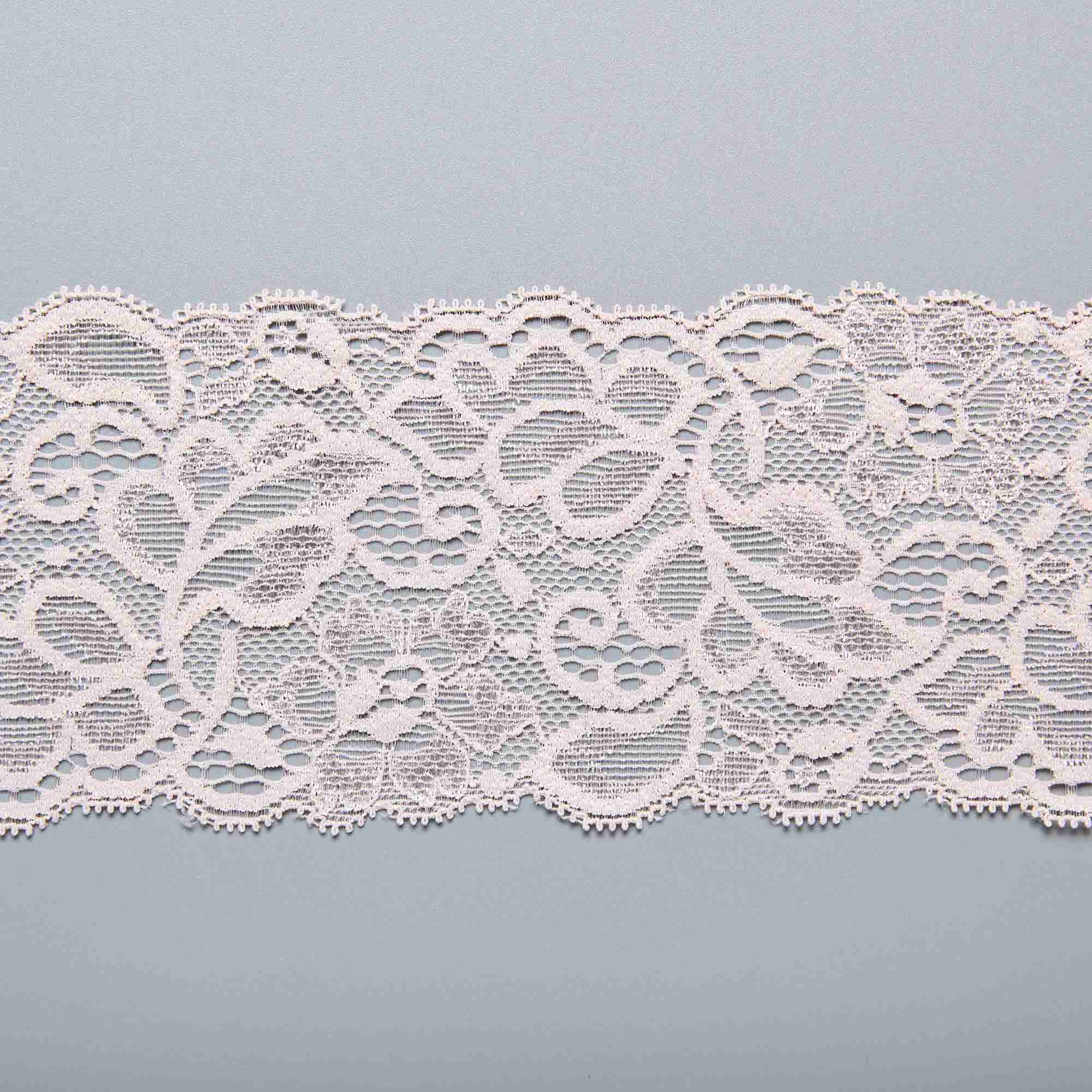 Кружево Эластичное Узкое H060126D (Бежевый, Q170212069A, БП)