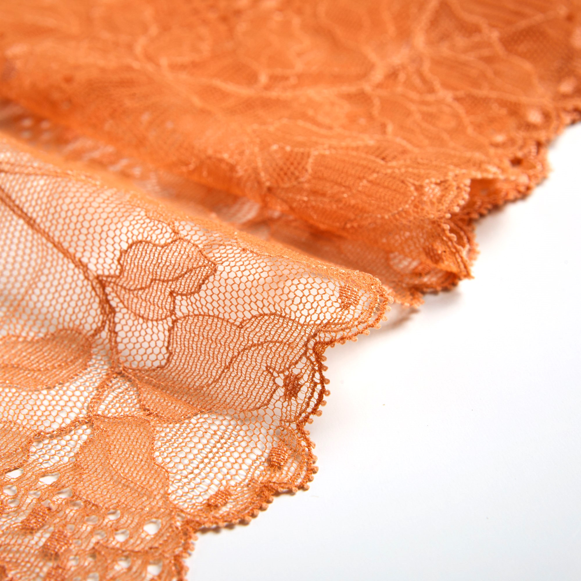Кружево эластичное 870569.316/21 (Оранжевый, ecureuil EL Q 250, БП)