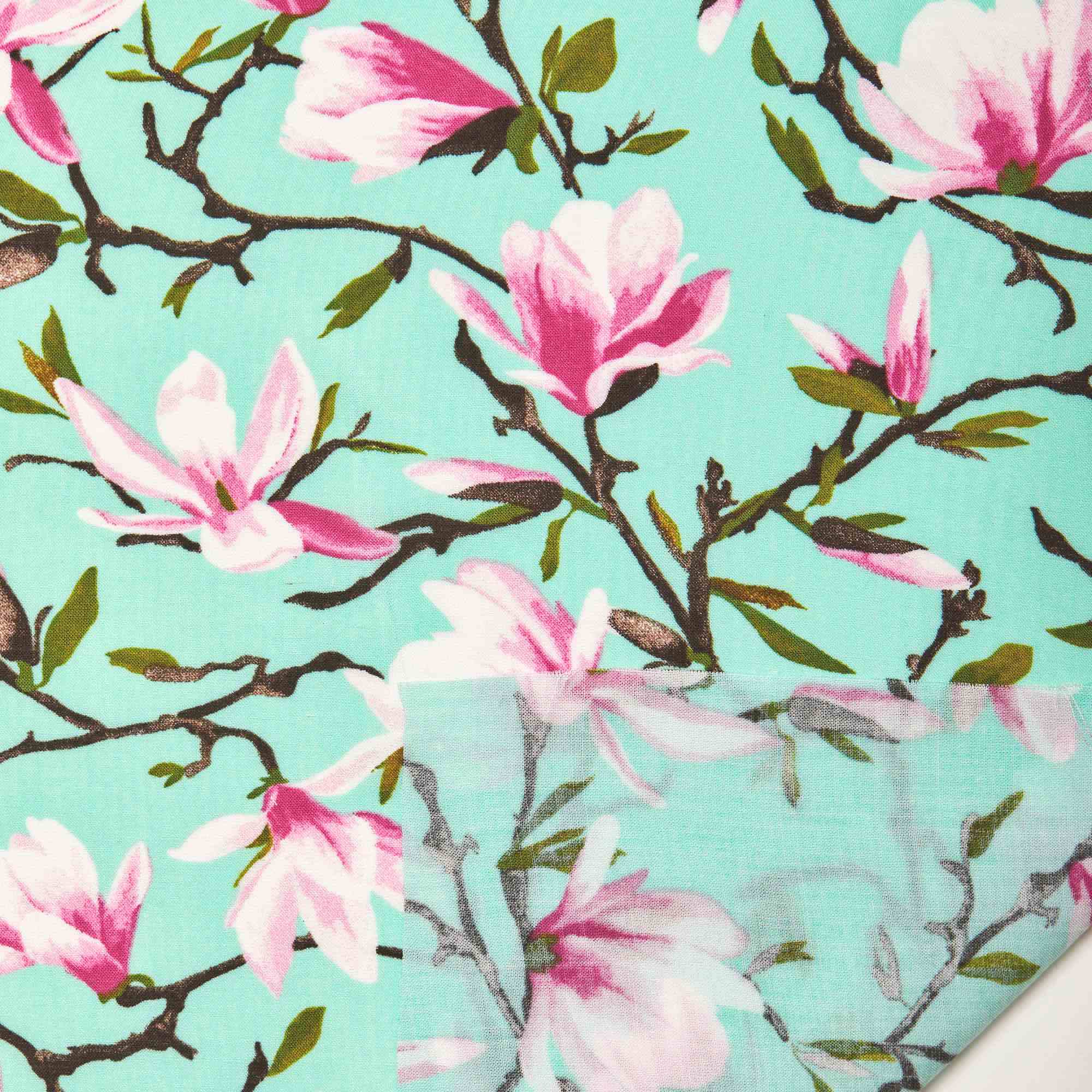 Вискоза тканая принт RM003p (Ментоловый, 8A1704718, БП)