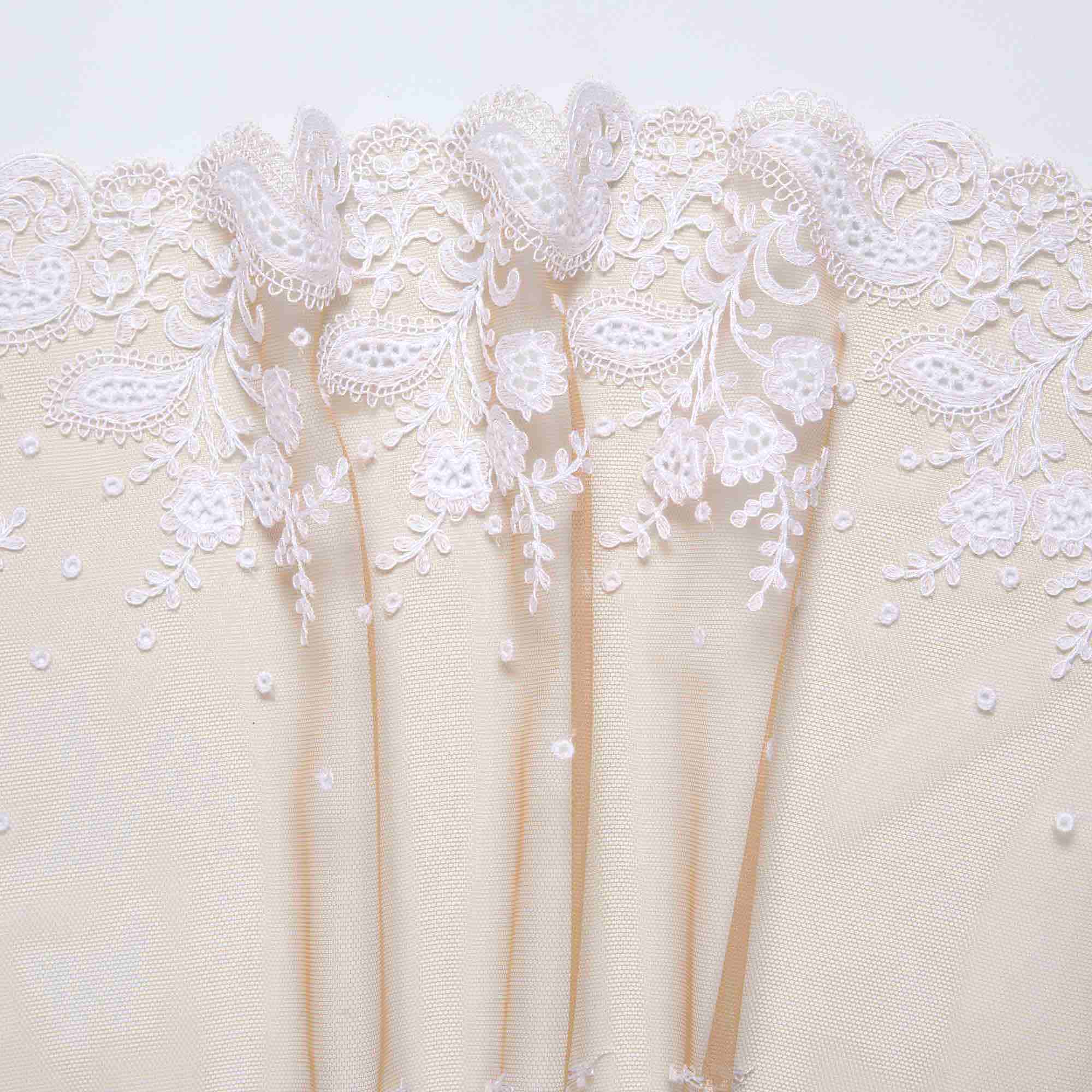 Вышивка На Сетке Неэластичной 421678-6485 (Белый, 3534/13, БП)