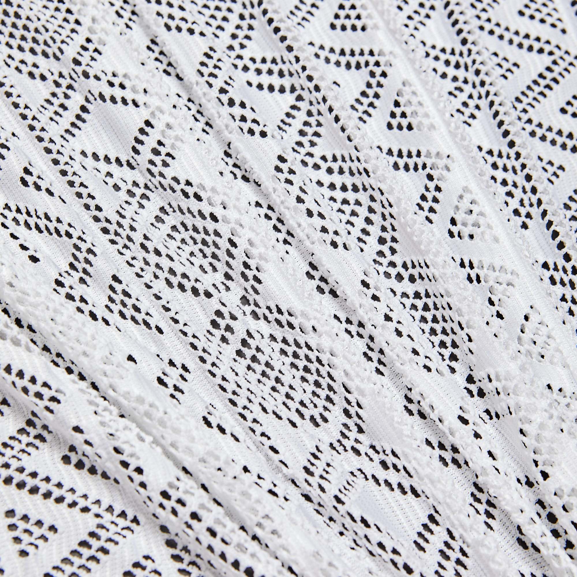 Кружевное Эластичное Полотно Y8133 (Белый, Стандарт, БП)