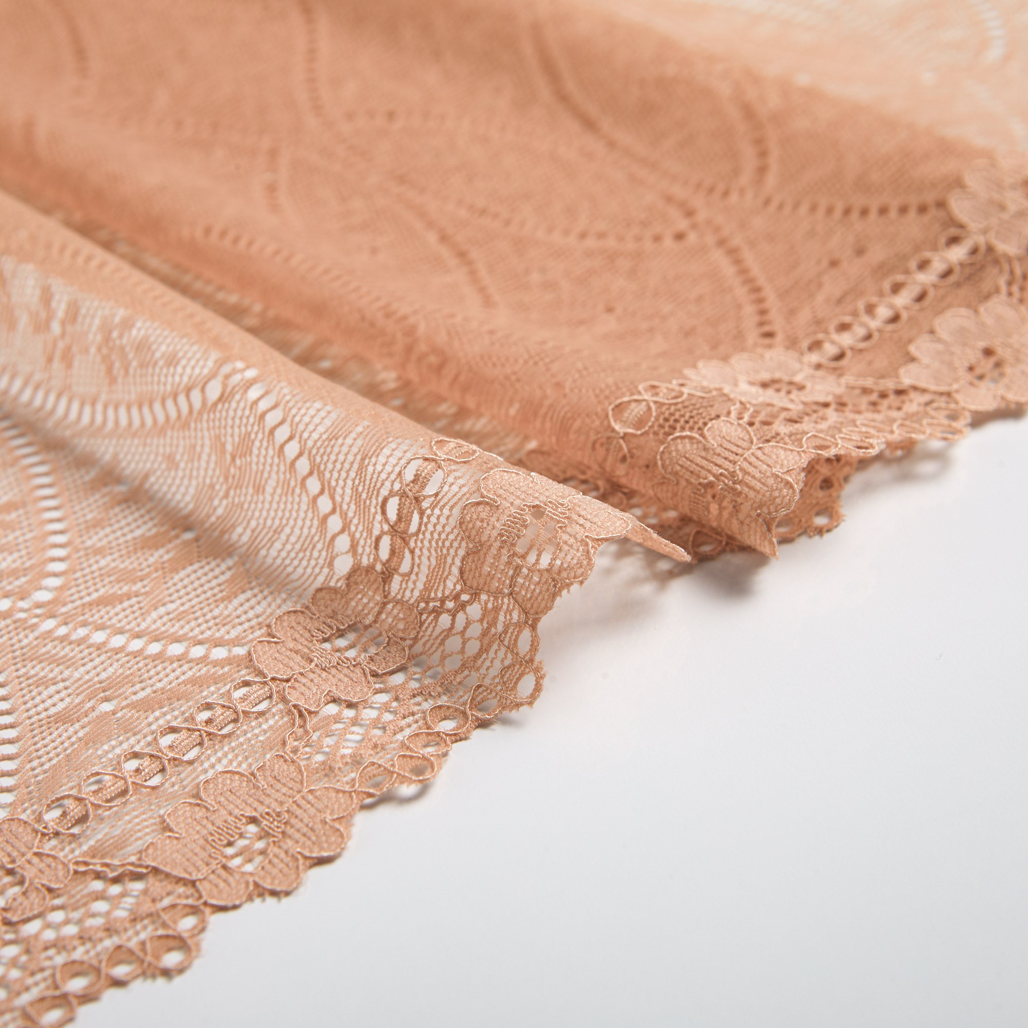 Кружево эластичное Q1206A (Бежевый, Nude, БП)