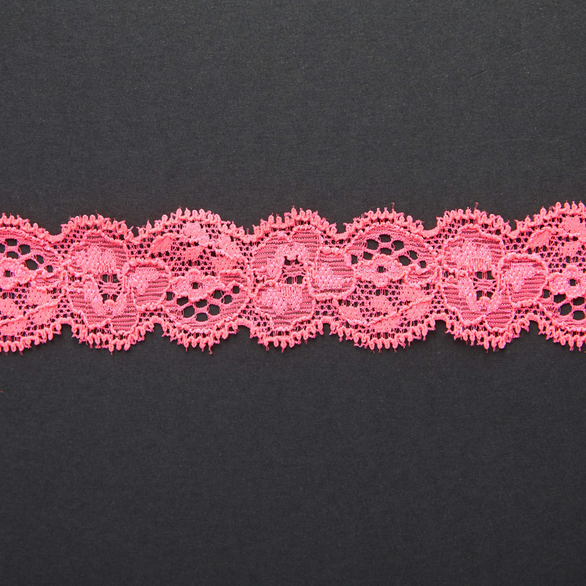 Кружево Эластичное Узкое 6714 (Розовый, YA14018044, БП)
