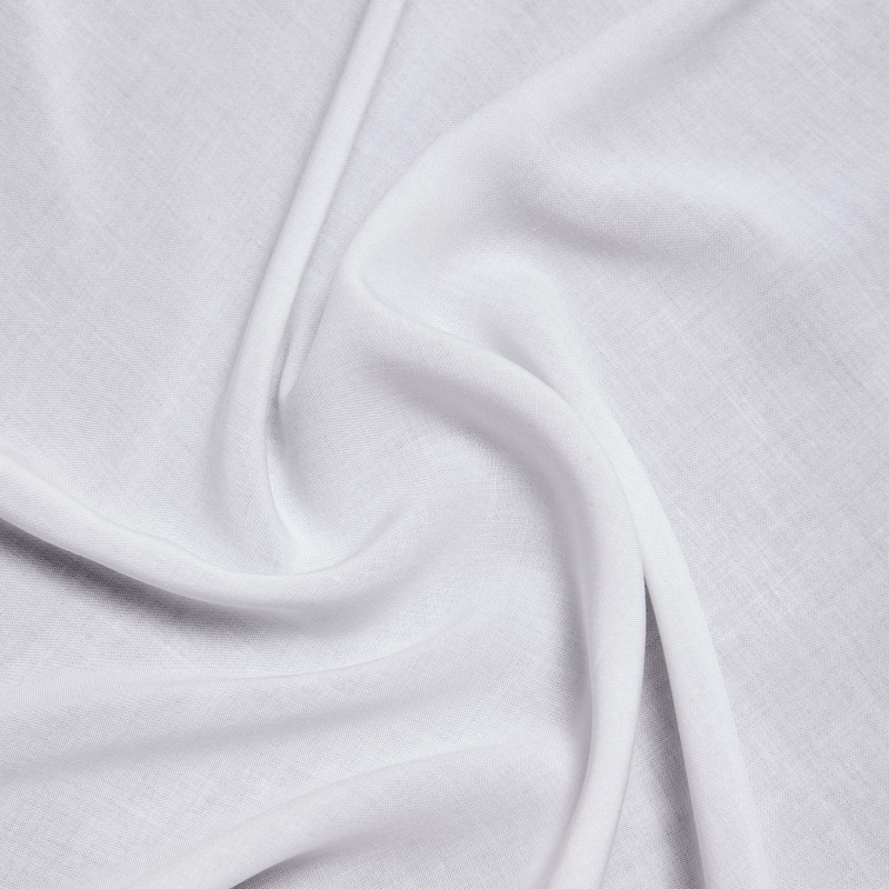 Вискоза тканая 14006 (Белый, Стандарт, БП)
