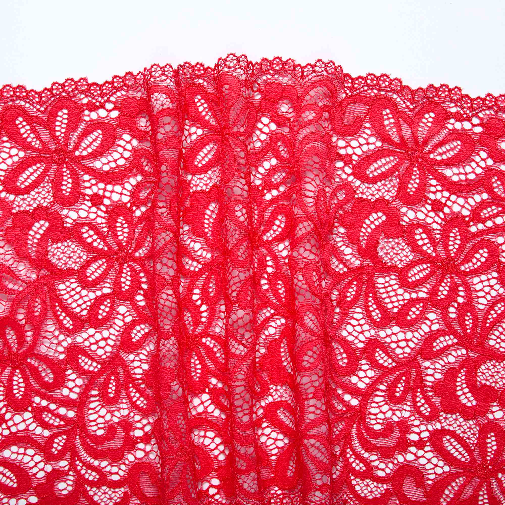 Кружево Эластичное HR397A (Красный, R0017690-A, БП)