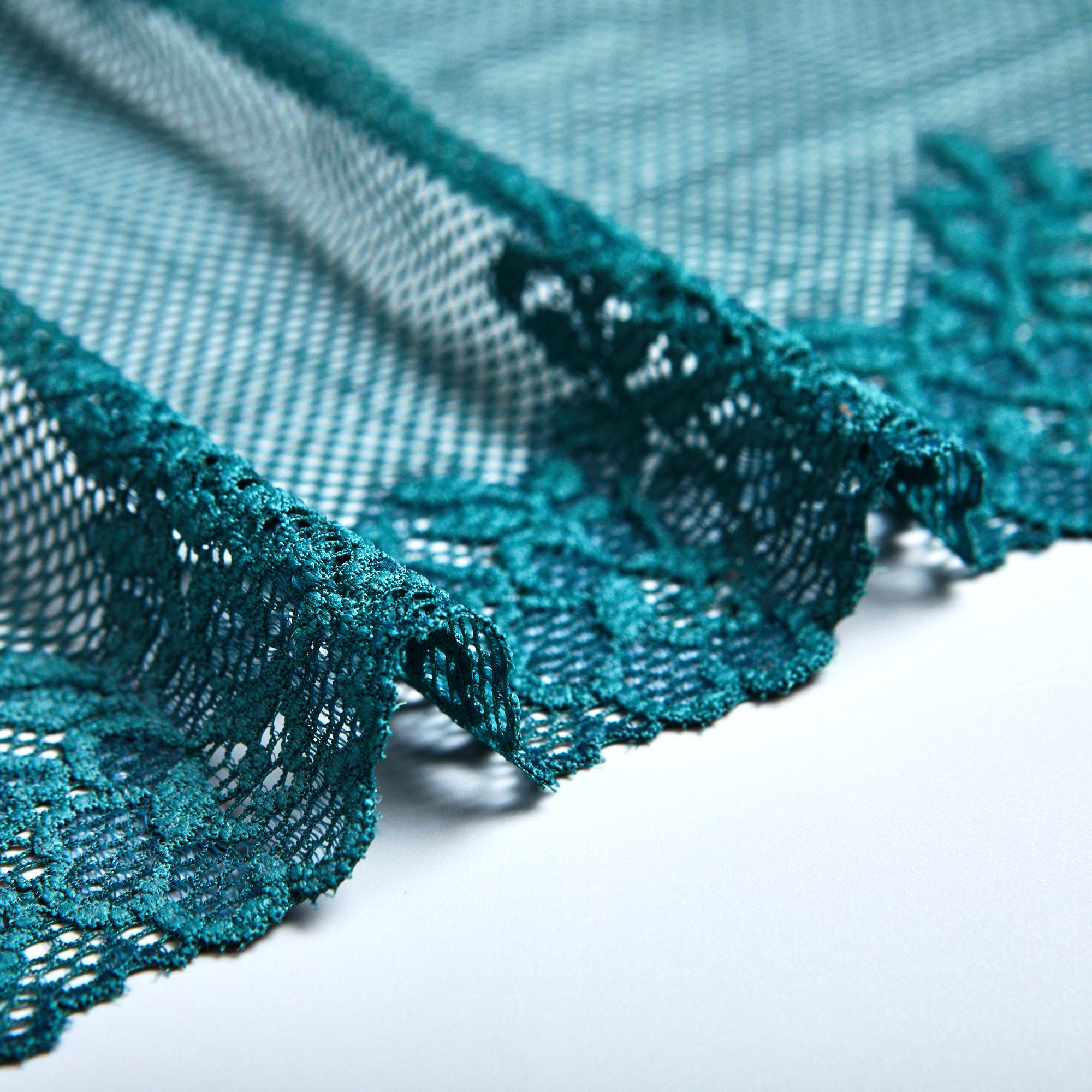 Кружево Эластичное HC070467D (Зеленый, S171020200D, БП)