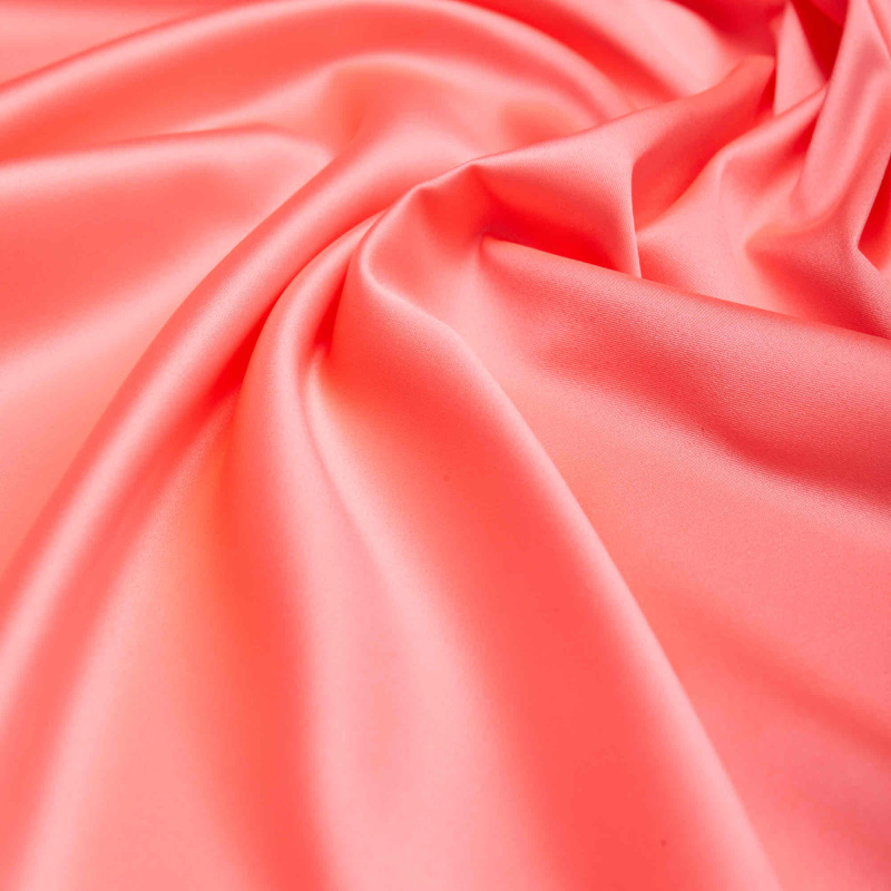 Сатин Эластичный W20-13B (Розовый, ZW-009C, БП)