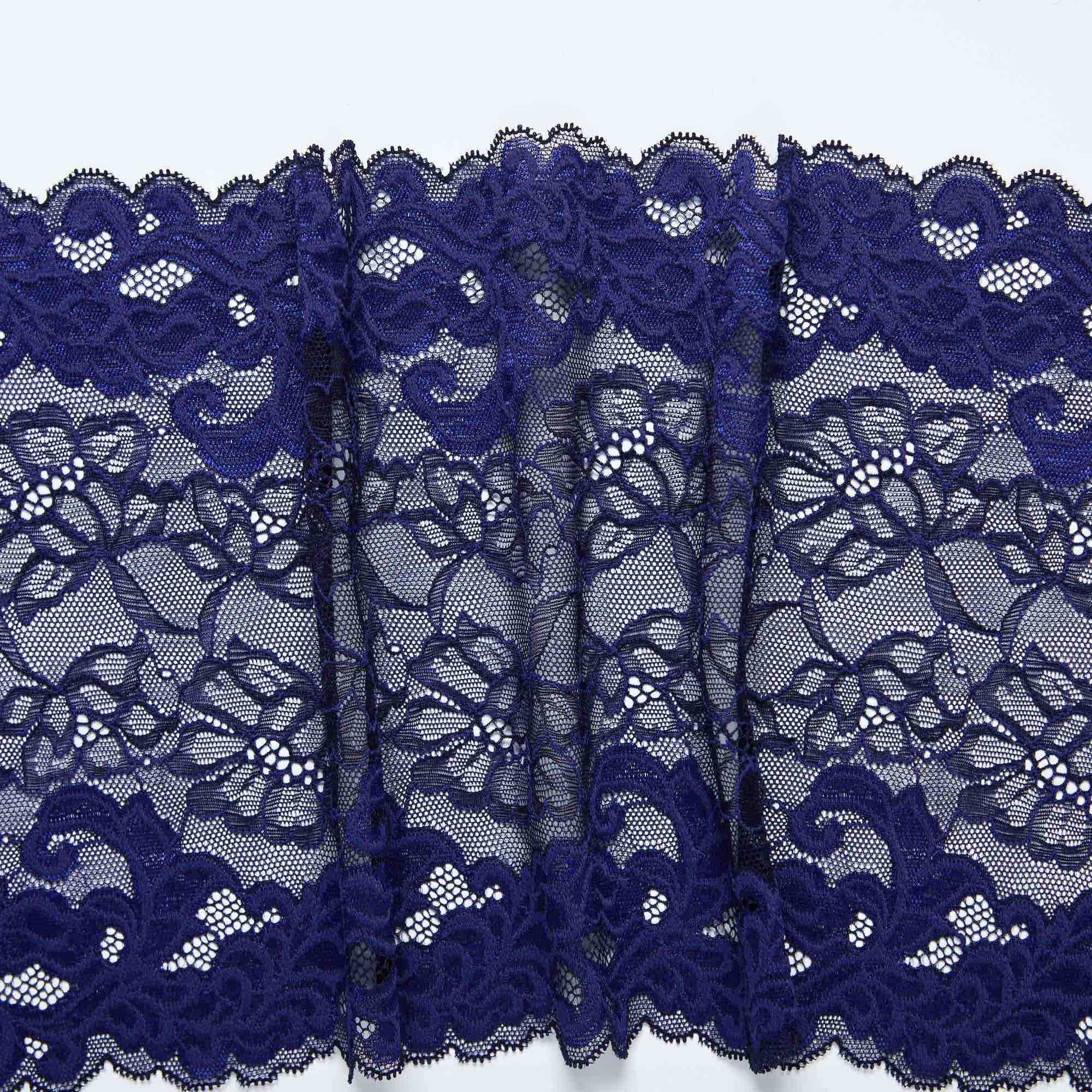 Кружево Эластичное HB050451TT (Синий, S1700729098A, БП)