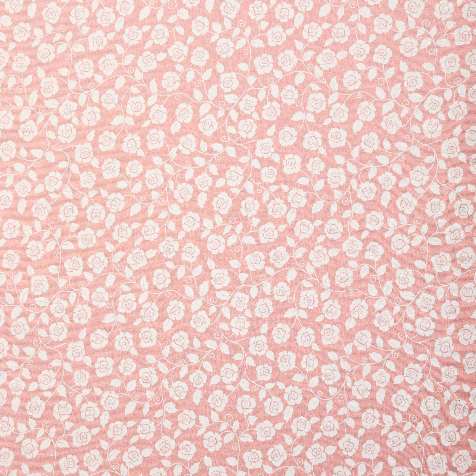 Модал трикотажный принт 16562p (Розовый, leila, БП)