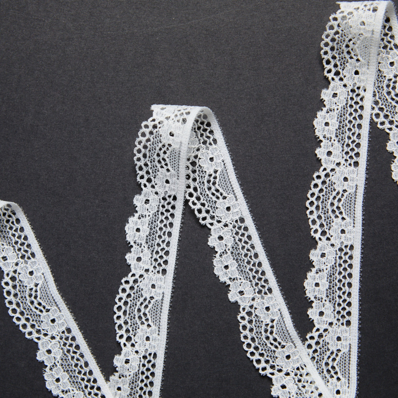 Кружево Эластичное Узкое P1530A (Айвори, Y0007656A, БП)