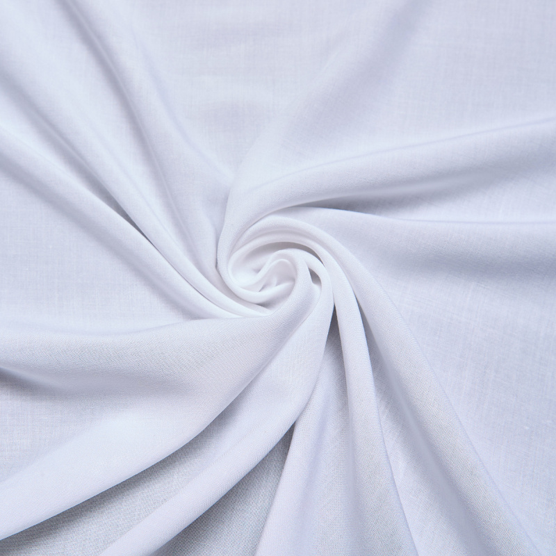 Вискоза тканая RM003 (Белый, Стандарт, БП)