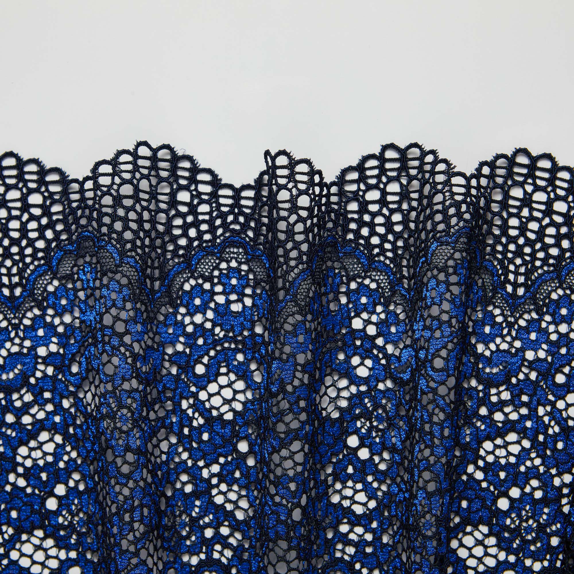 Кружево Эластичное HY457M (Синий, LL006545A, БП)