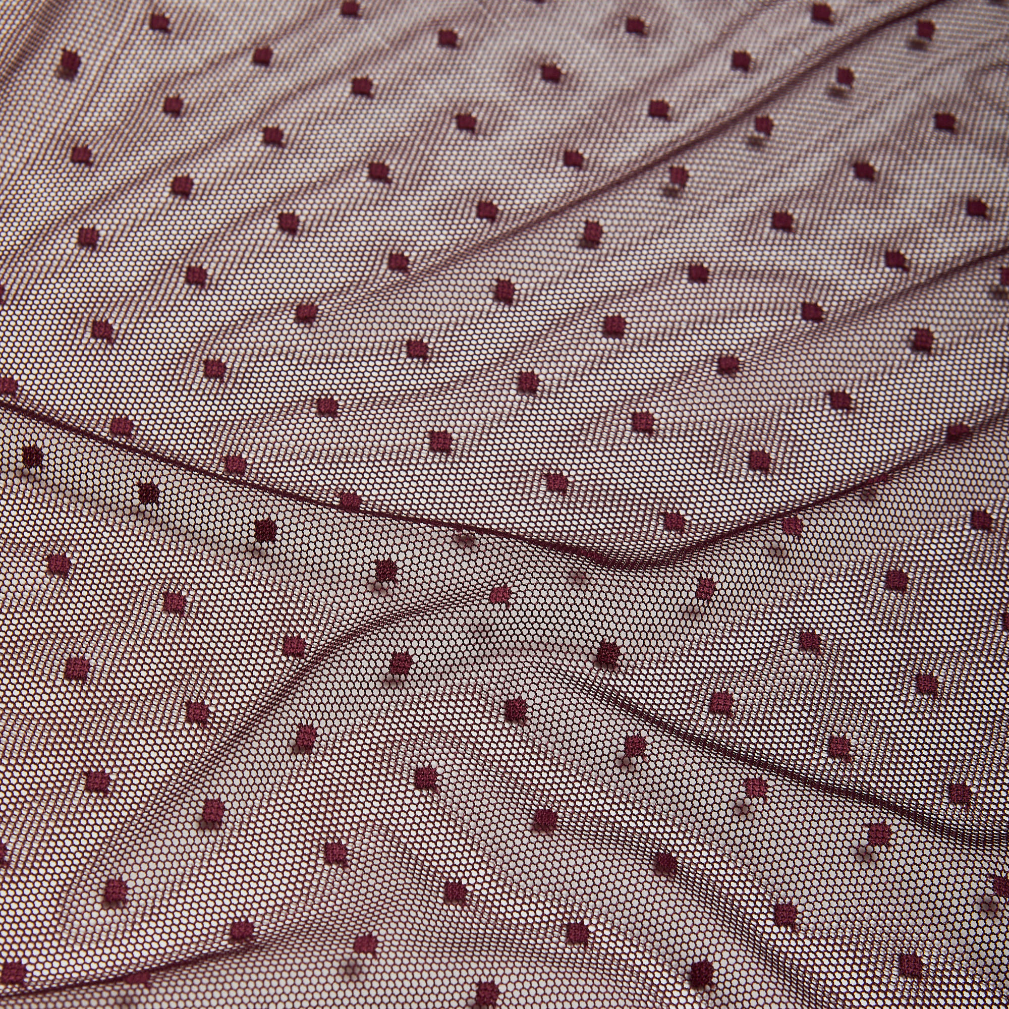 Сетка Эластичная В Мушку 66039 (Бордовый, SH171122155A, БП)