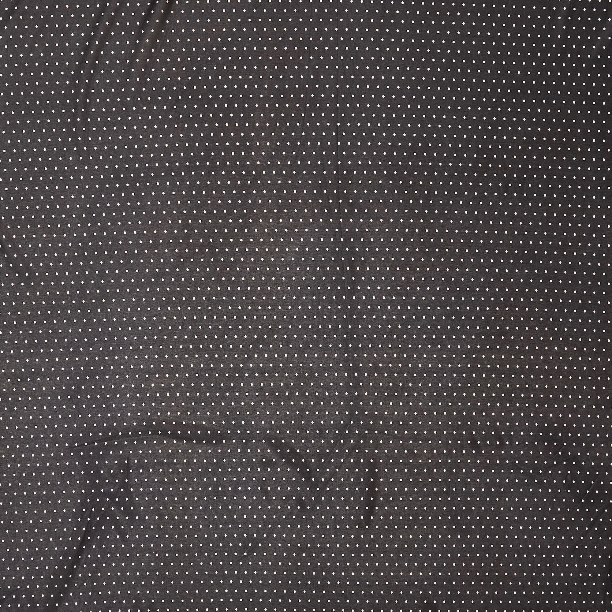 Микрофибра принт js0005-d (Черный, горох, БП)