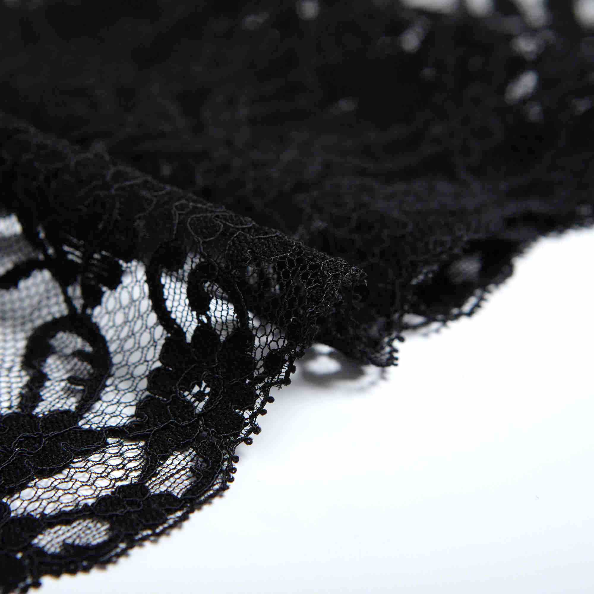 Кружево Эластичное 877297-G11-NE09Q-018 (Черный, Стандарт, БП)