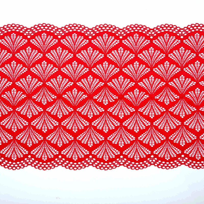 Кружево Эластичное HB070427J (Красный, S170101007A, БП)