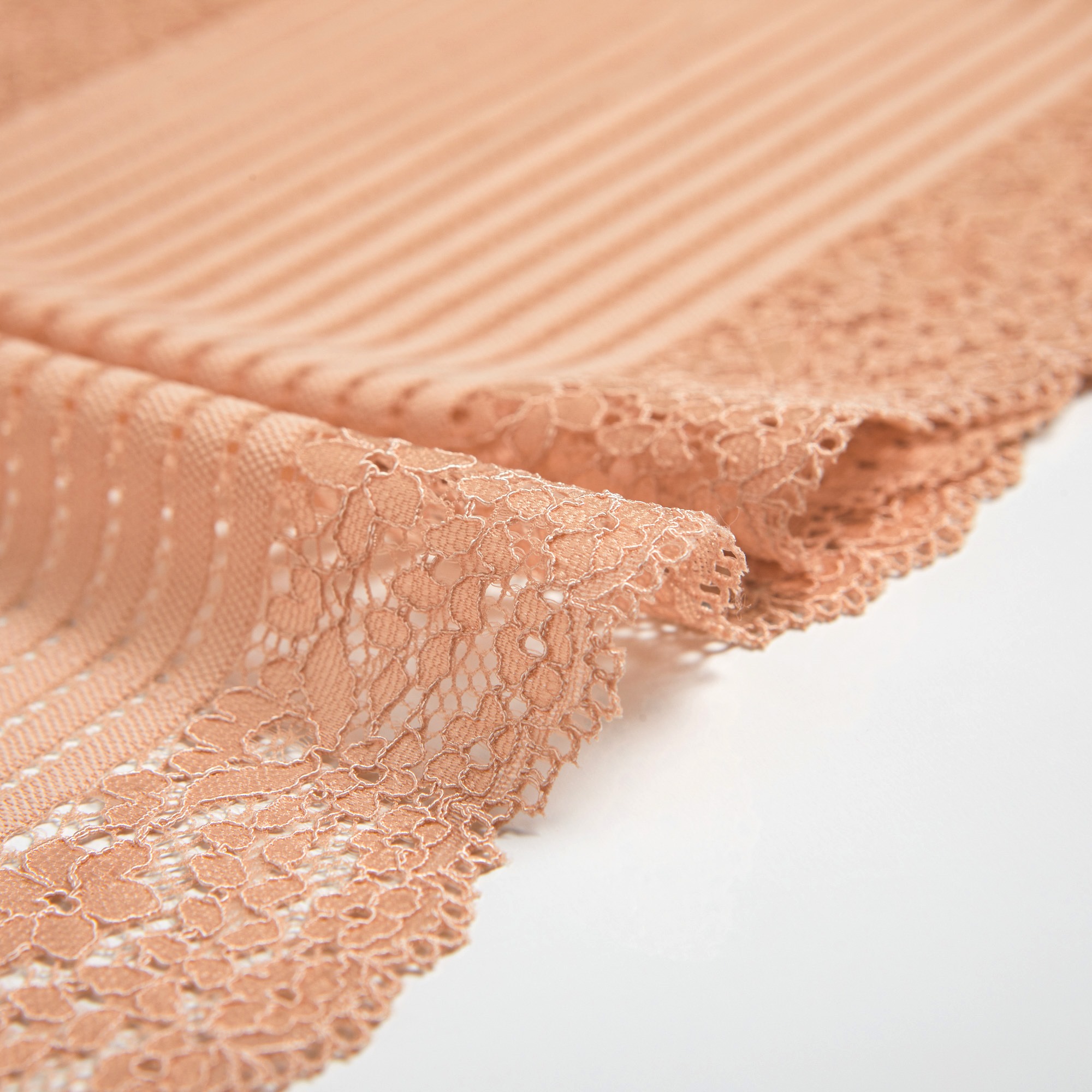 Кружево эластичное H6072M (Бежевый, MM004502D, БП)
