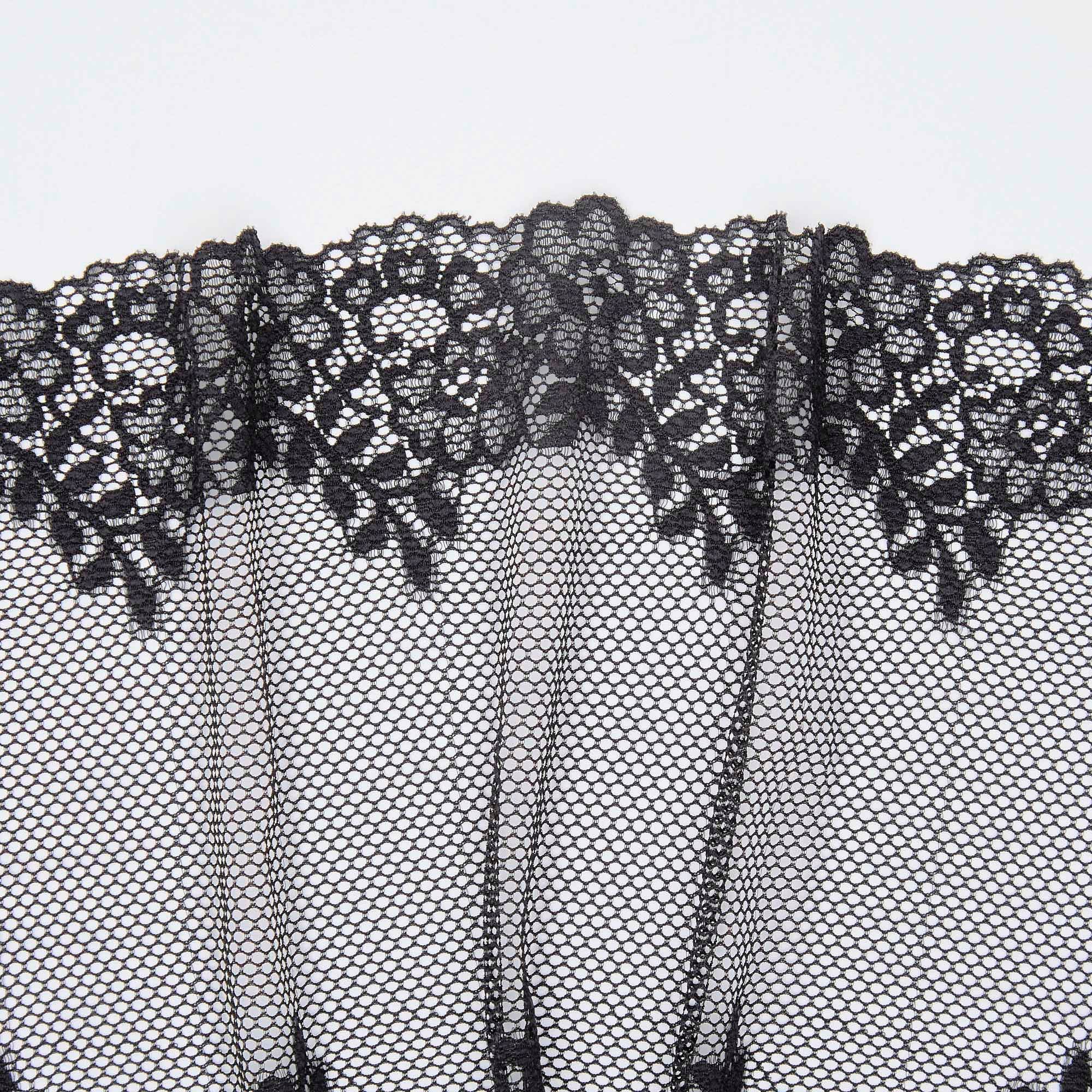 Кружево Эластичное HC070467D (Черный, Стандарт, БП)