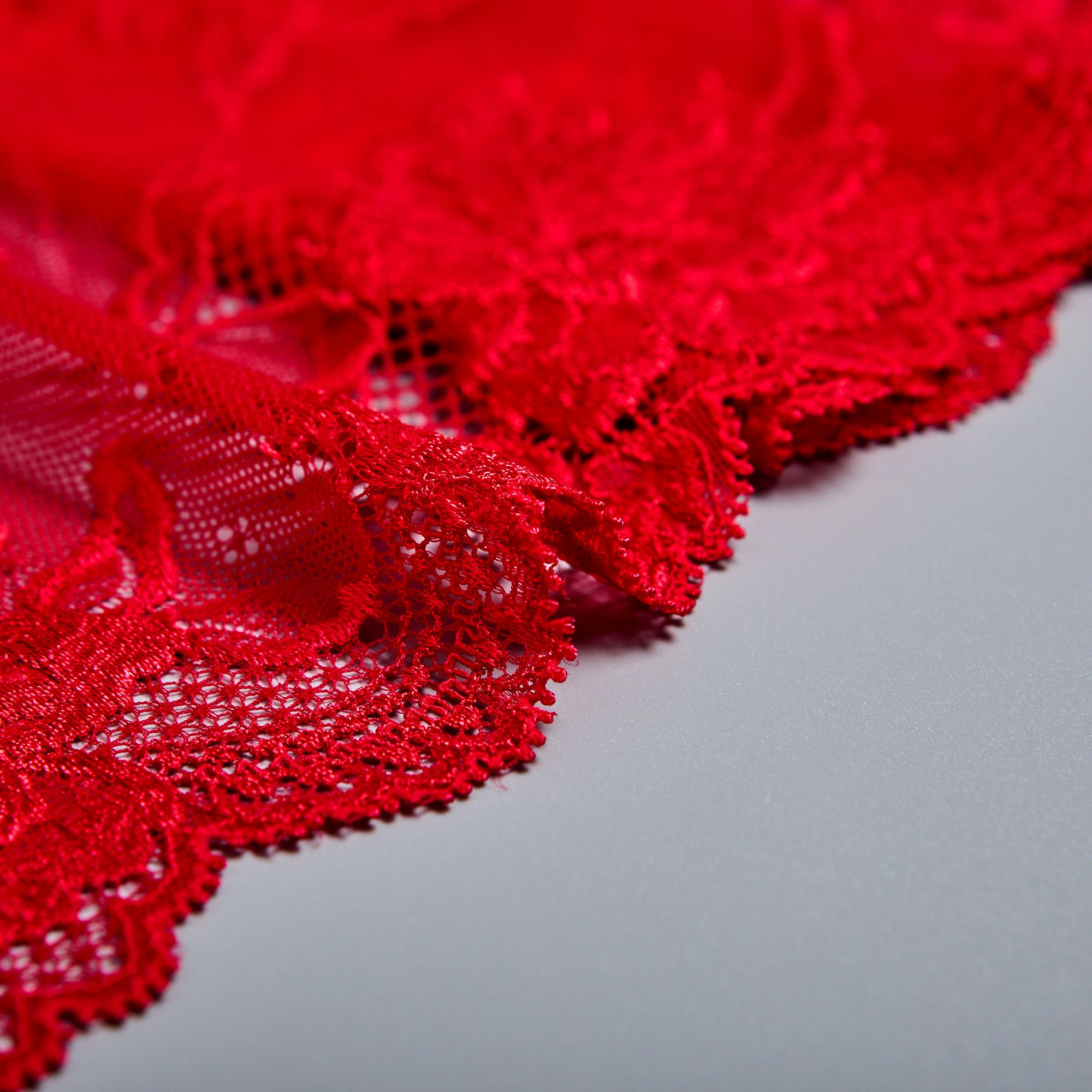 Кружево Эластичное HK645M (Красный, RR009107, БП)