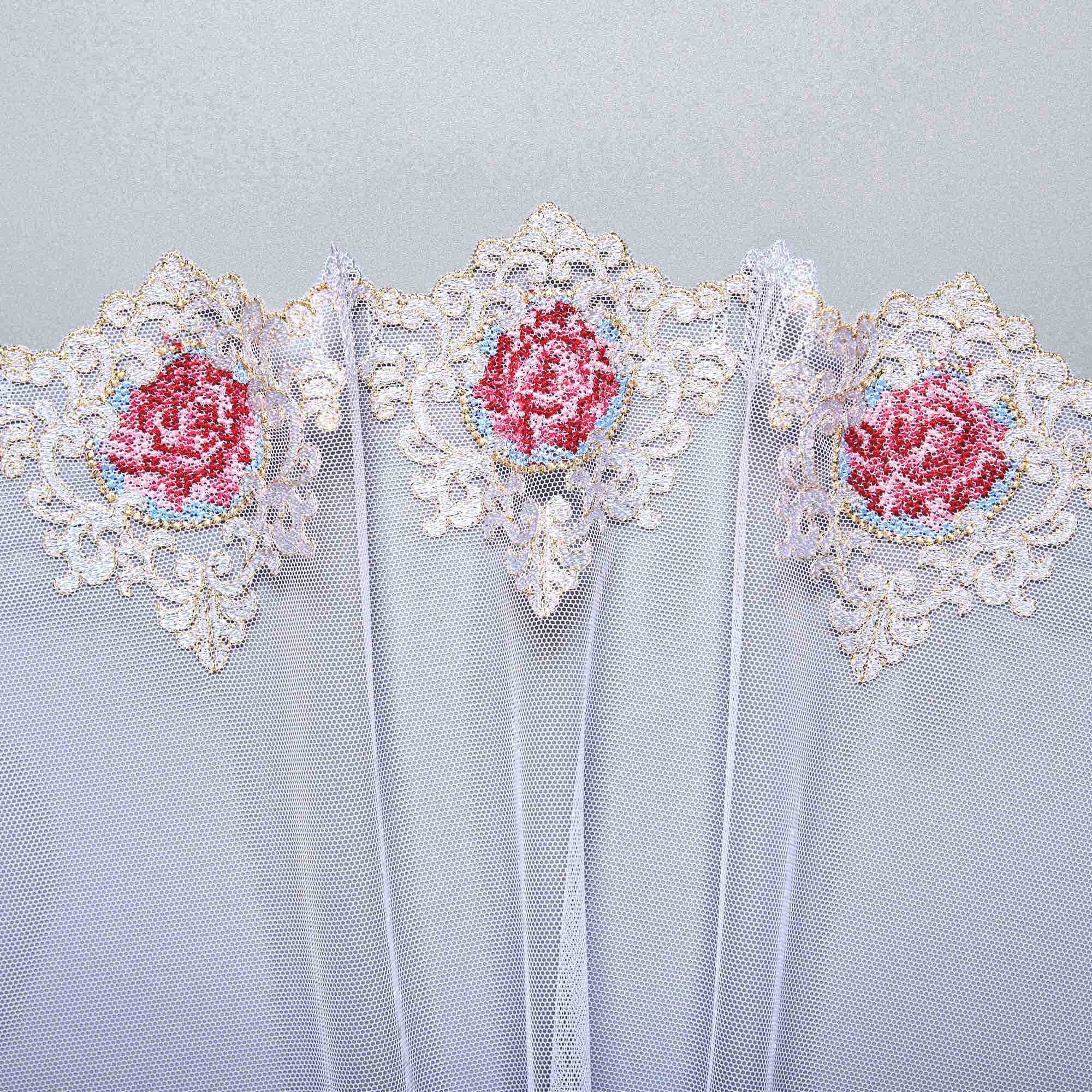 Вышивка На Сетке Неэластичной CRC41741A (Белый, 1, БП)