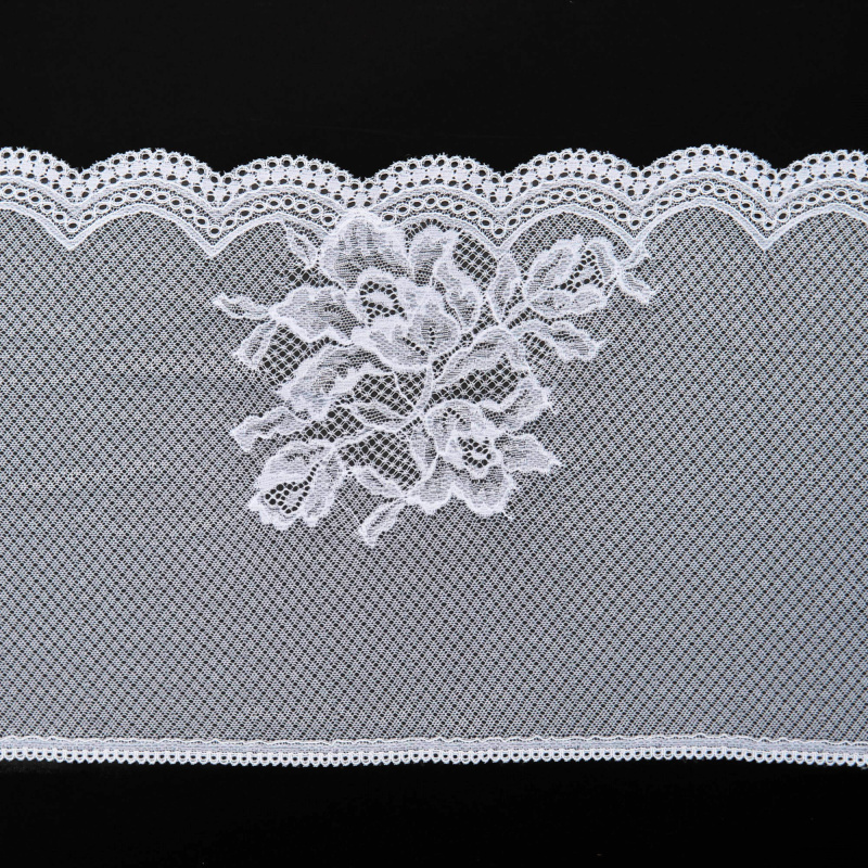 Кружево Эластичное J6059FAC (Белый, Стандарт, БП)