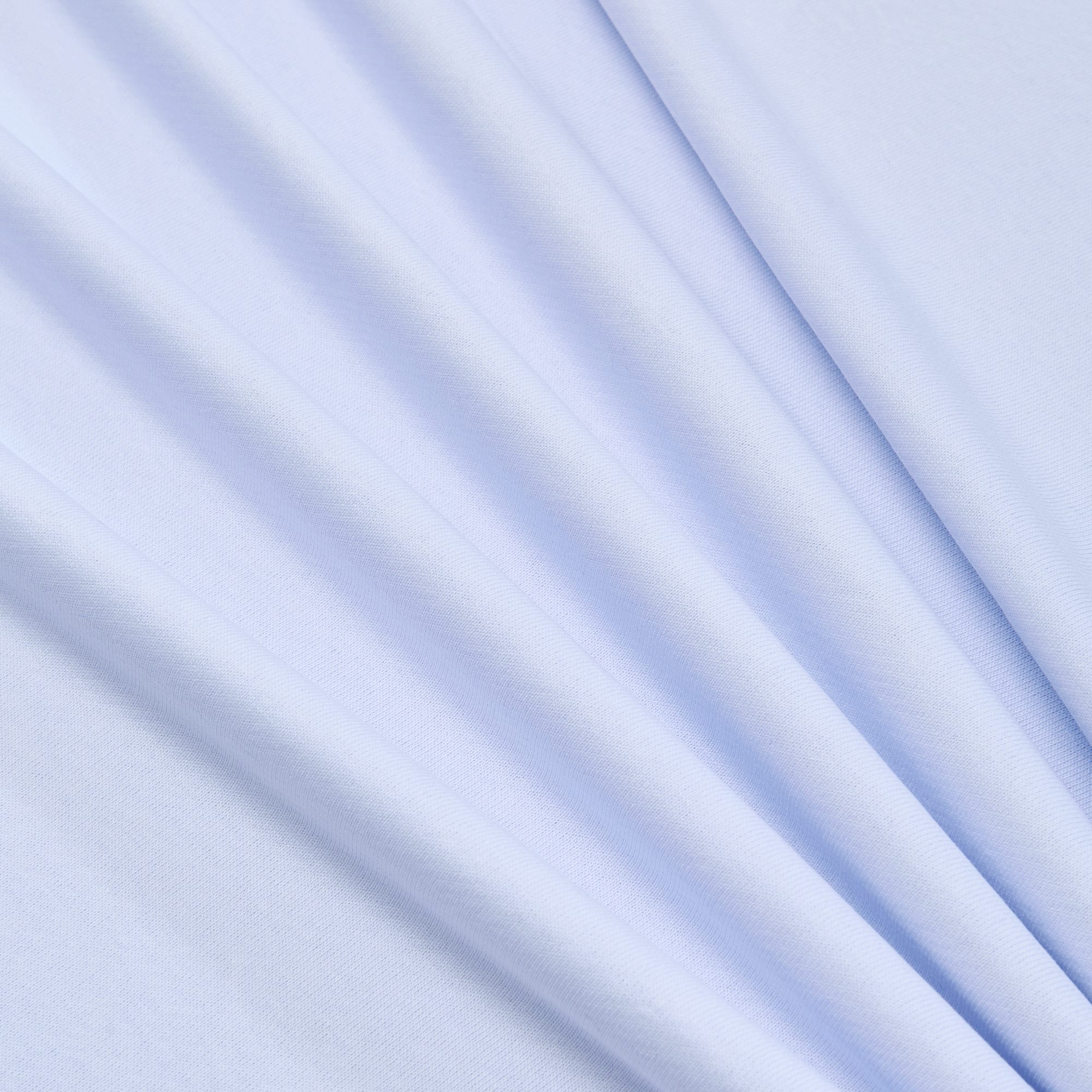 Хлопок трикотажный Футер 3х нитка петля/диагональ 330гр (Голубой, ACIK MAVI, БП)