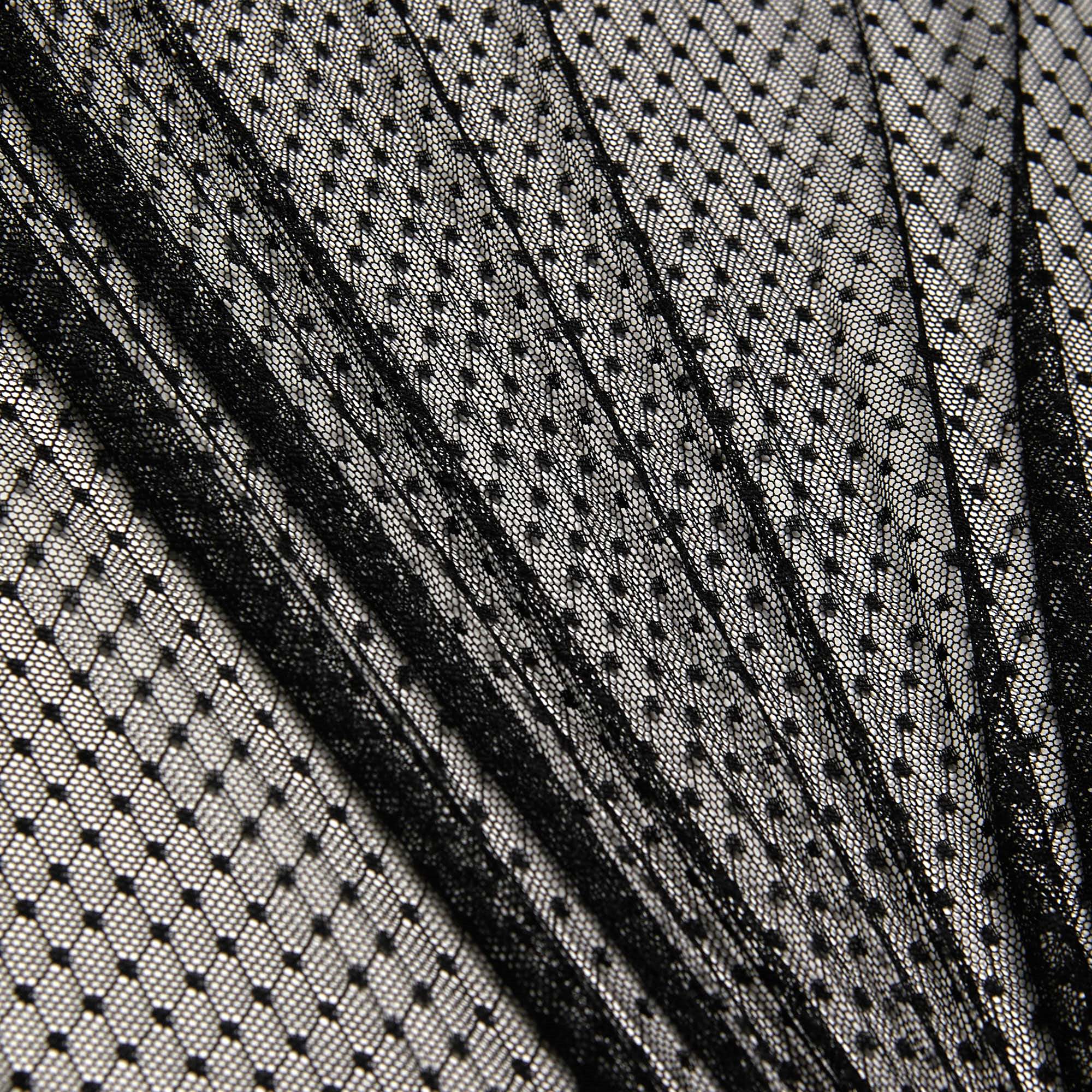 Сетка Эластичная Фактурная L194 (Черный, Стандарт, 19-4007)