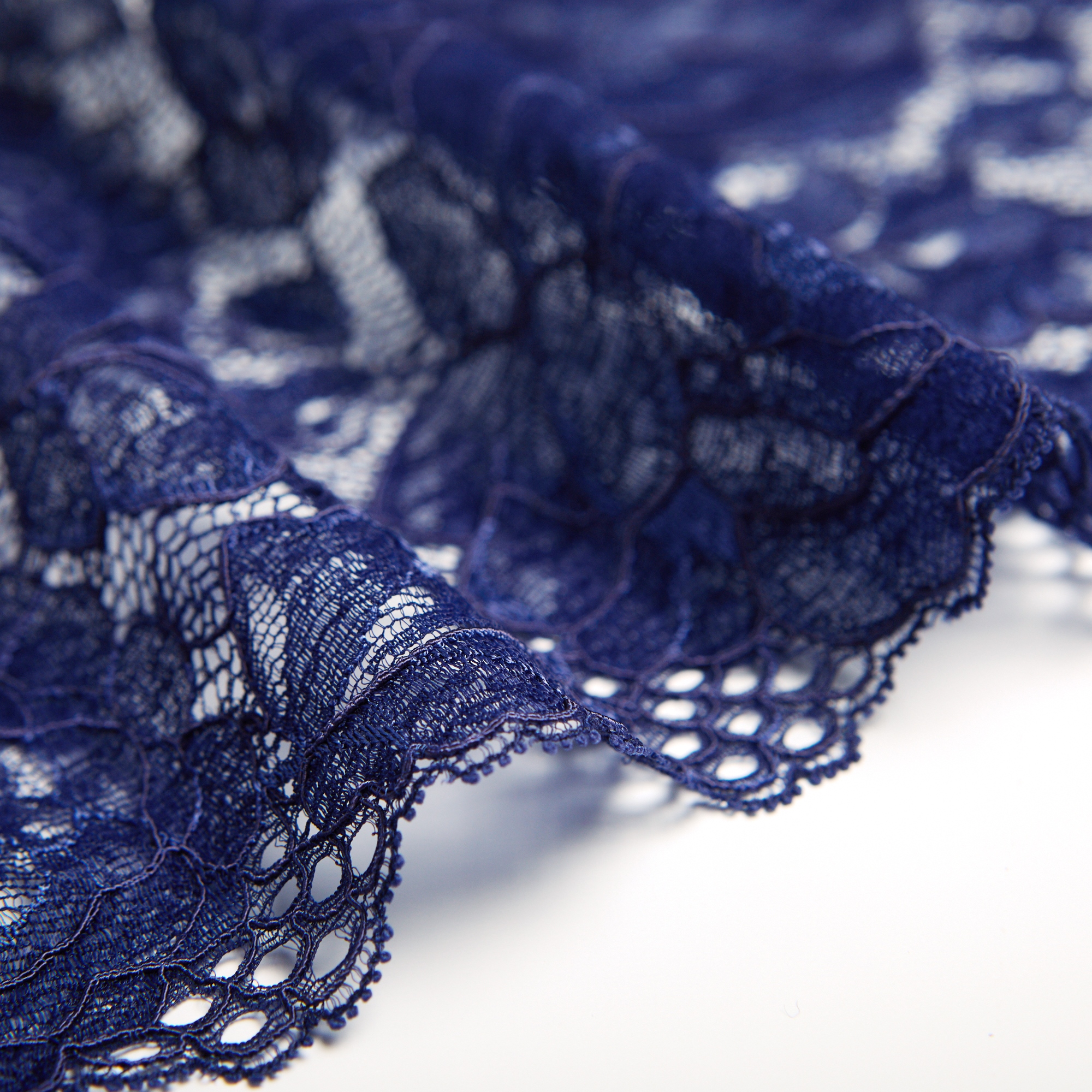 Кружево Эластичное 170/85896 (Синий, ENCRE 830447, БП)
