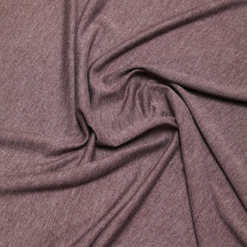 Вискоза трикотажная XT-3 melange (Коричневый, QRB20114A, 18-1409)