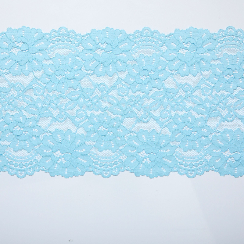 Кружево эластичное HD087C (Голубой, FL000657, БП)