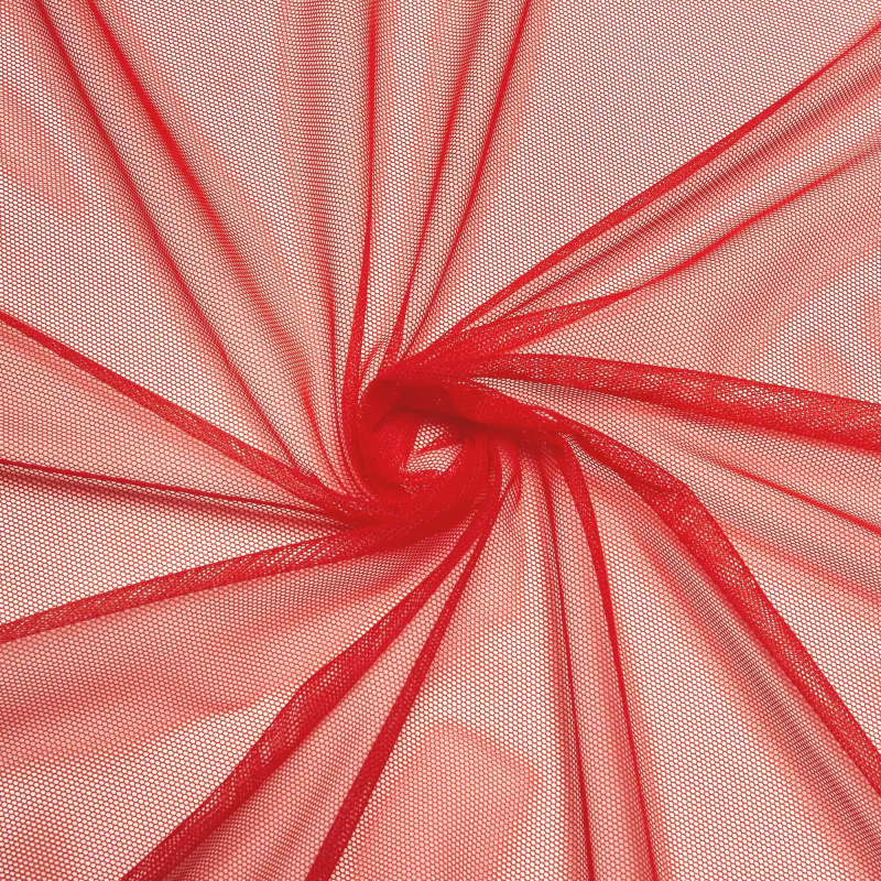 Сетка неэластичная 31214 (Красный, K0864-KIRMIZI, БП)