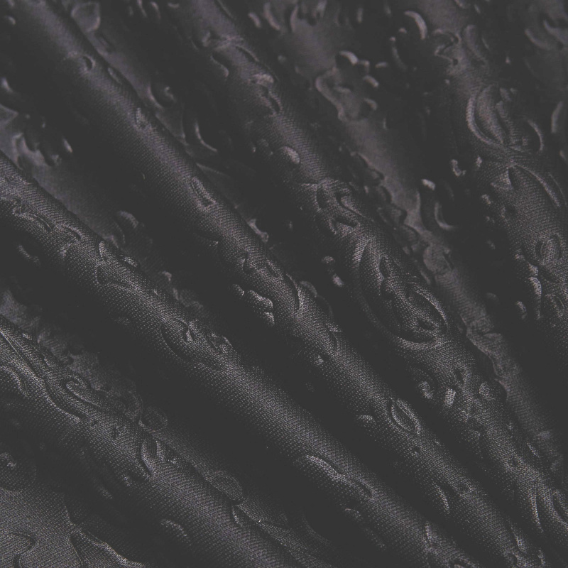 Микрофибра фактурная ts-66299 (Черный, #94 BLACK, БП)