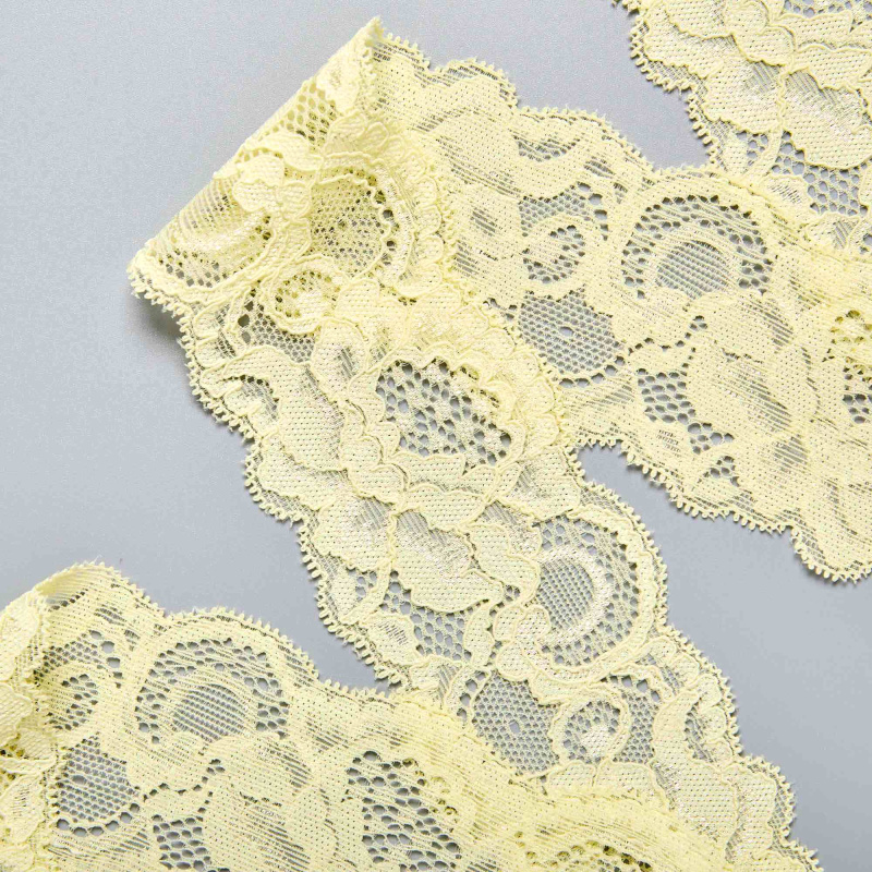 Кружево Эластичное Узкое 606060 (Желтый, С14035156, БП)