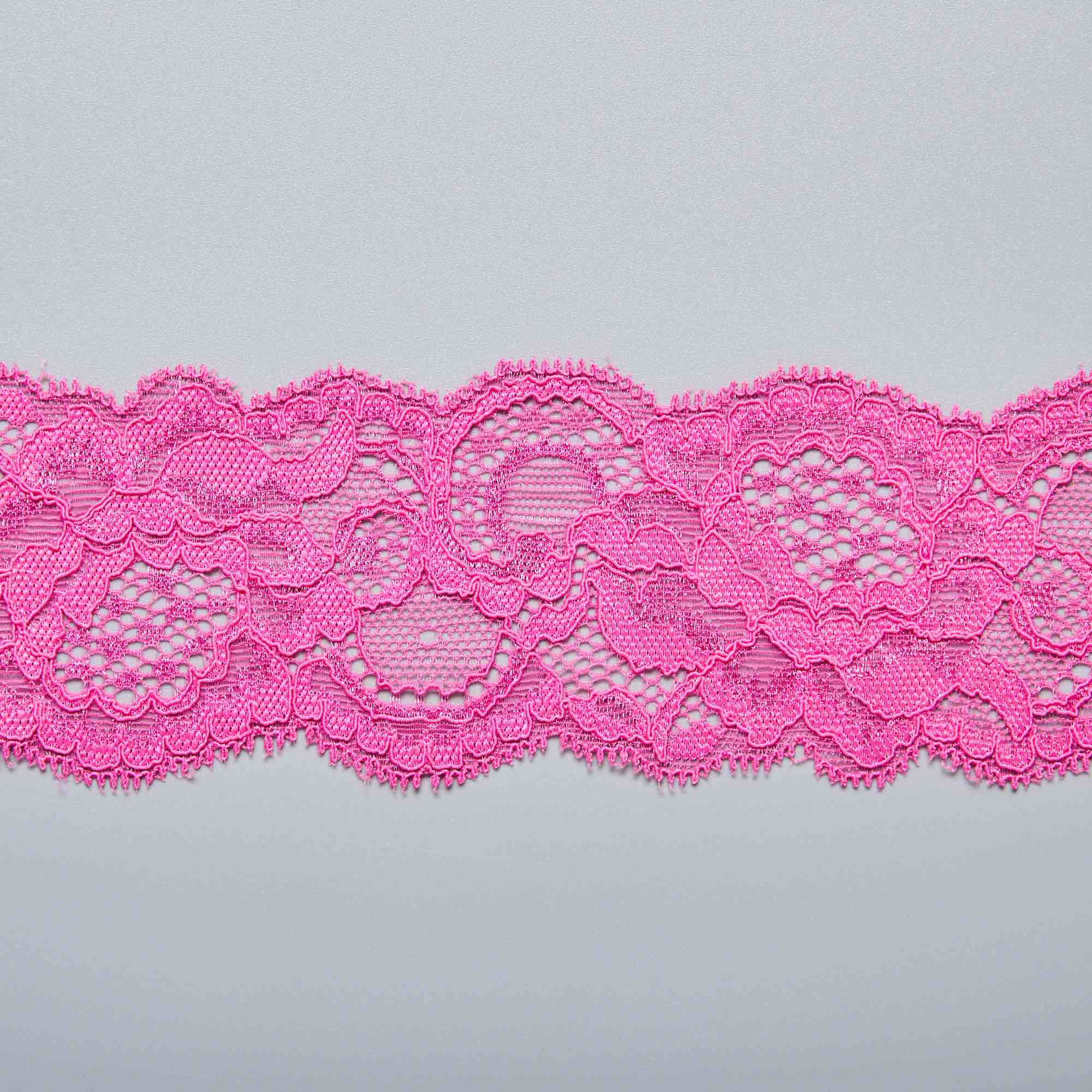Кружево Эластичное Узкое 606060 (Розовый, C15016988, БП)