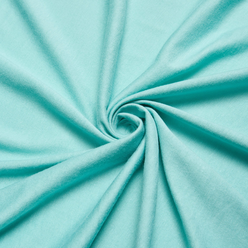 Хлопок трикотажный 524 (Ментоловый, COL4021, БП)