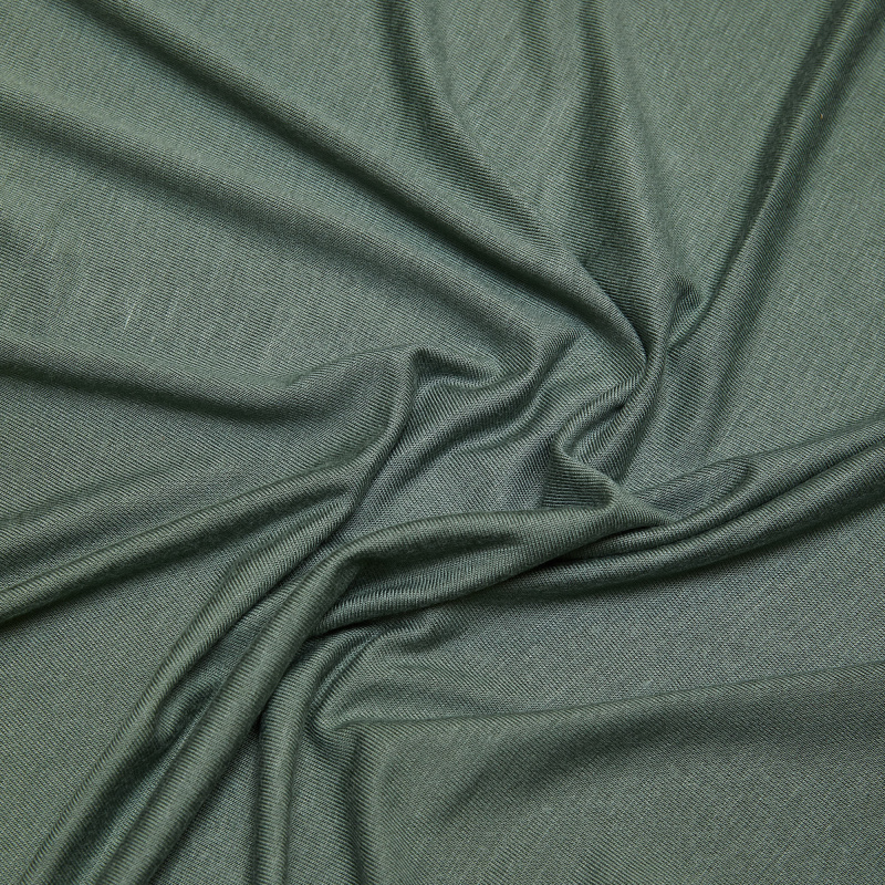 Вискоза трикотажная XT-3 (Зеленый, A52246C, 17-6009)