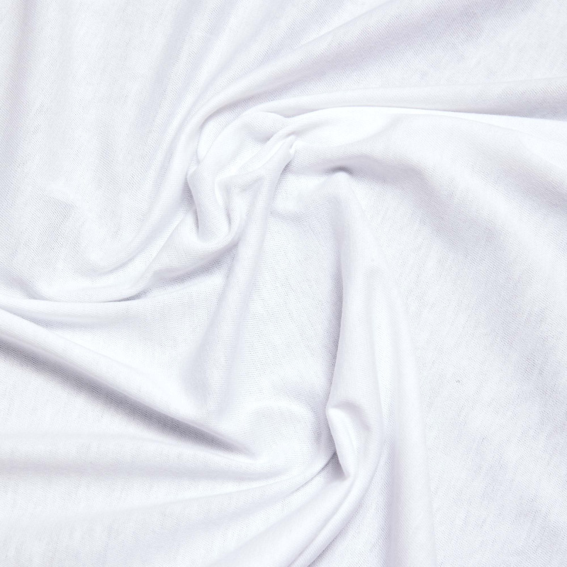 Хлопок трикотажный 0616RES (Белый, Стандарт, БП)