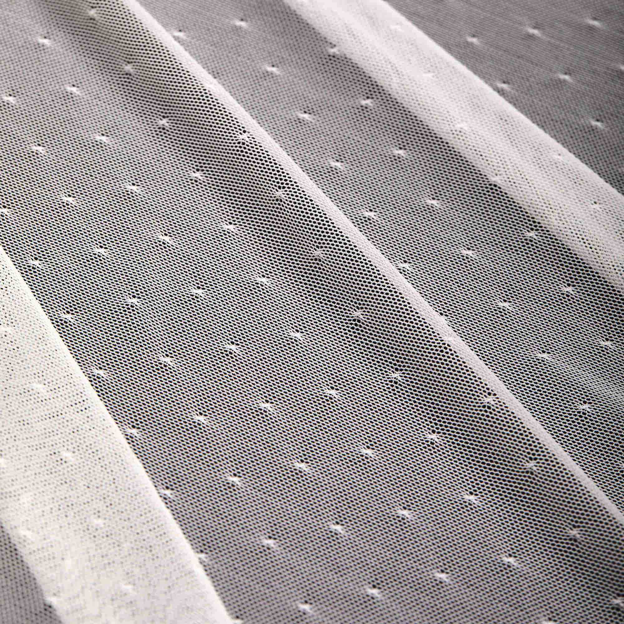 Сетка эластичная в мушку ts-16373 (Айвори, 11-0602 ТС, БП)