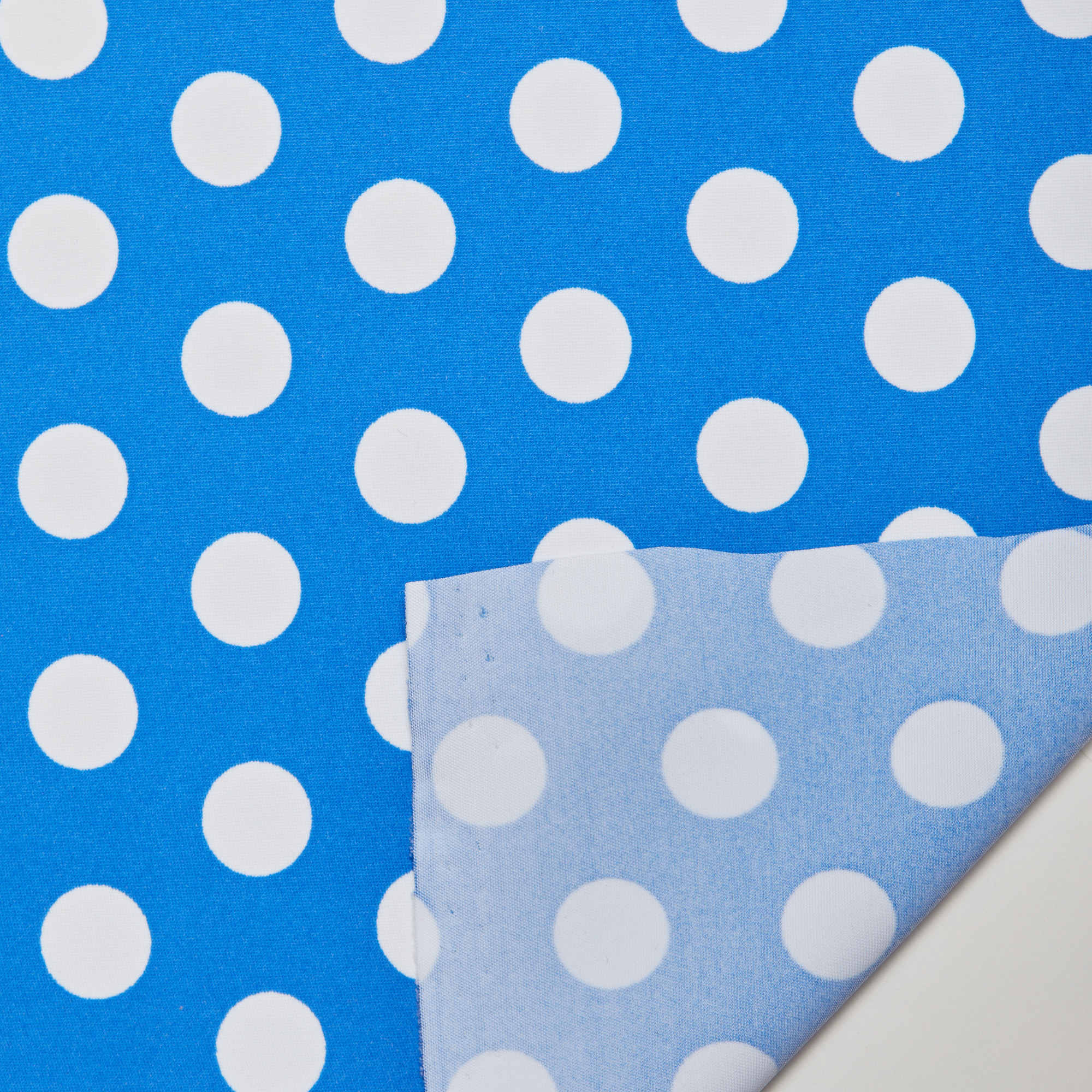 Микрофибра принт stt163p (Голубой, Silky Dot Blue, БП)