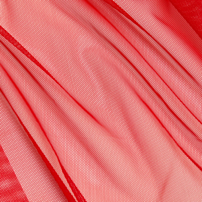 Сетка неэластичная 31214 (Красный, K0871 KIRMIZI, БП)