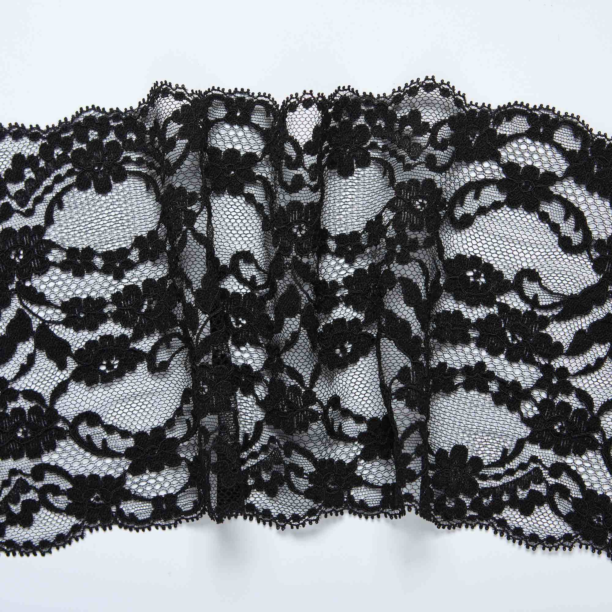 Кружево Эластичное 877297-G11-NE09Q-018 (Черный, Стандарт, БП)