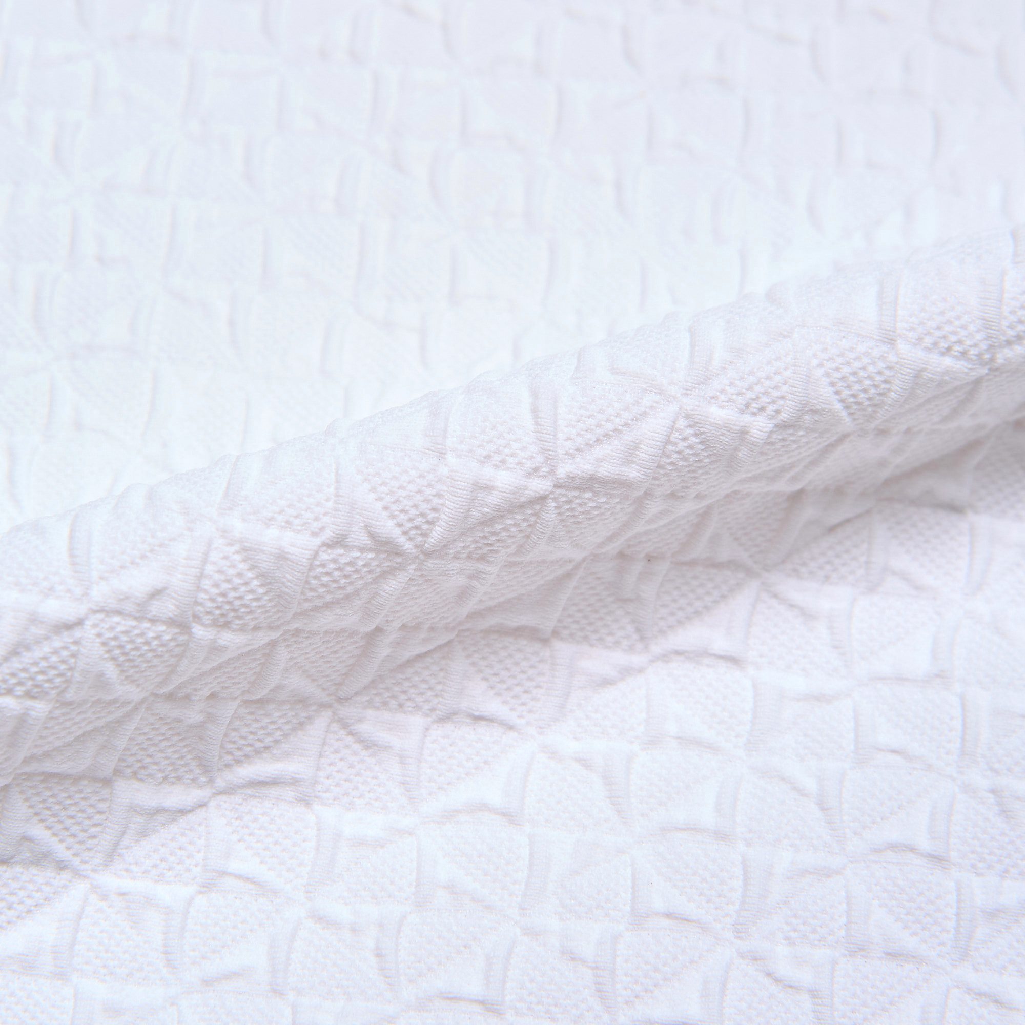 Микрофибра Фактурная KML DIS.6725 (Белый, Стандарт, БП)