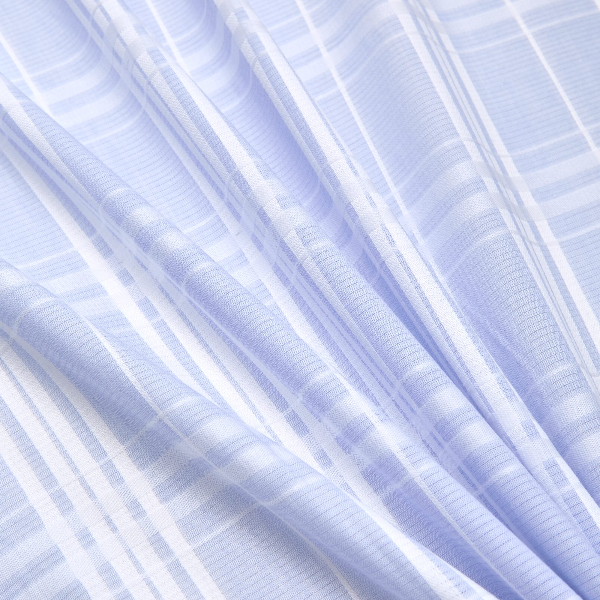 Хлопок тканый принт CBBEL-1551744 (Голубой, blue with white stripes, БП)