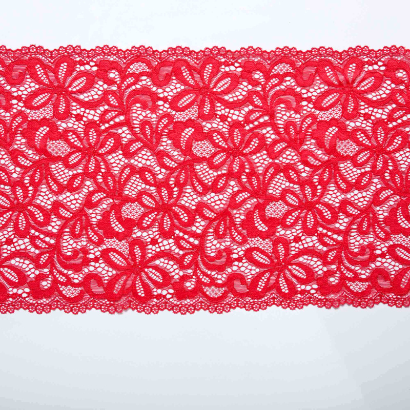 Кружево Эластичное HR397A (Красный, R0017690-A, БП)