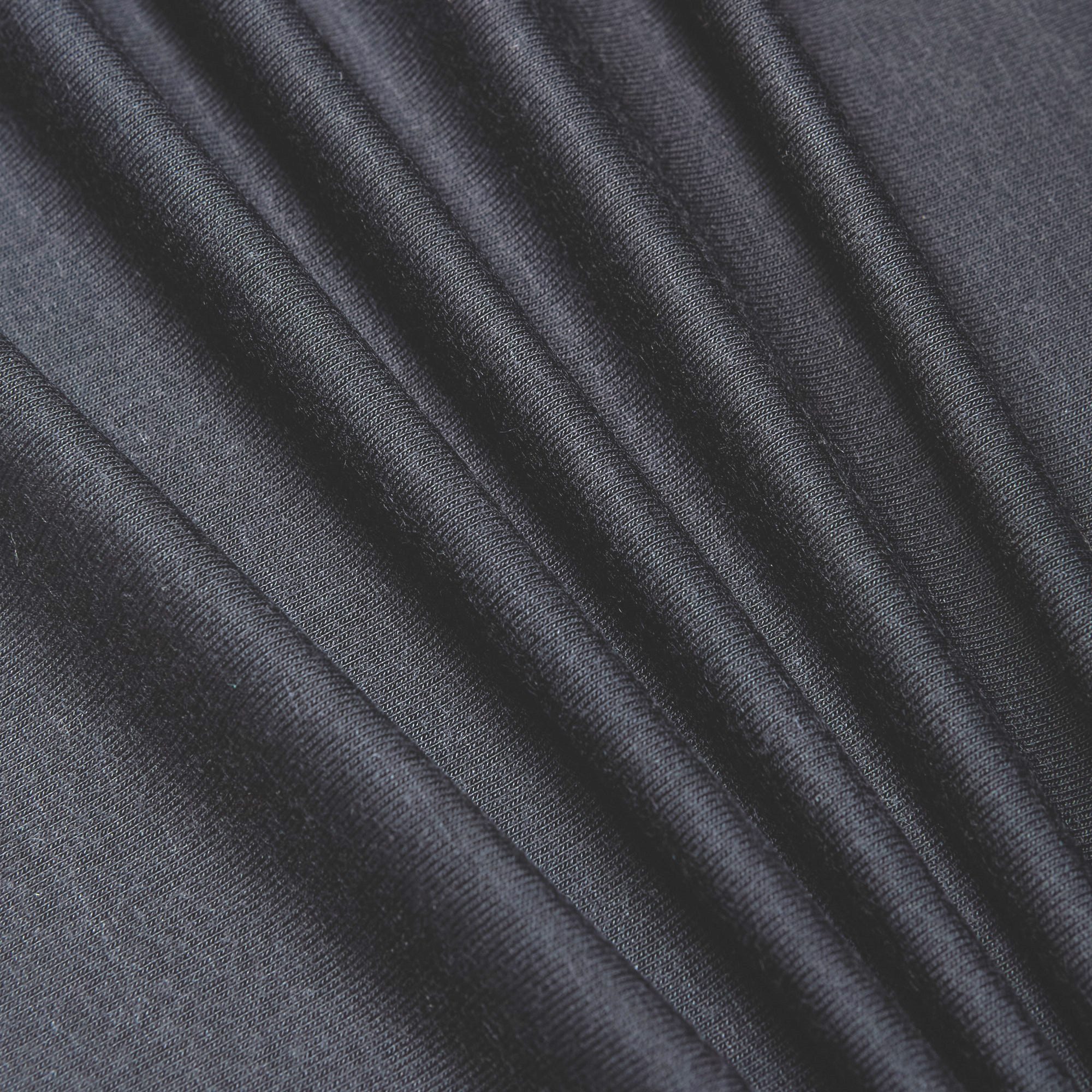 Модал трикотажный 1655 (Черный, Стандарт, БП)